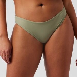 ATHLETA | Women's Olive Clean Medium Coverage Low-Rise Bikini Bottom